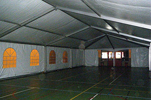 party exclusief 8x23m in sporthal